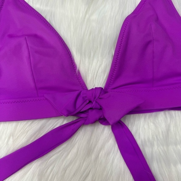 Victoria’s Secret Purple Triangle Bikini Top Small - Picture 3 of 6